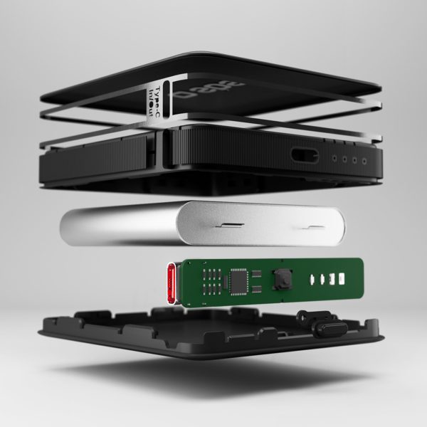 Powerbank 5000 mAh USB-C NanoTube - melns