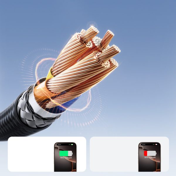 S-A28 pīts USB-C kabelis 60W 2m - melns