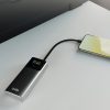Powerbank ar 10000mAh PD 20W LCD displeju un USB-C kabeli - pelēks