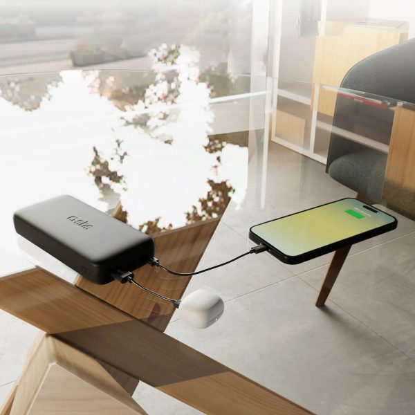 Powerbank 20000mAh 10W USB-A USB-C Infinity LiFePo4 - melns