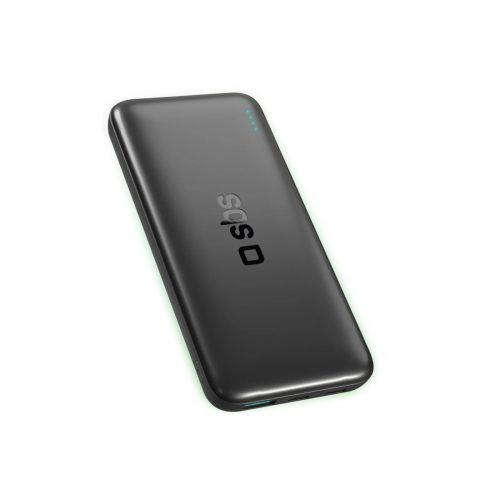 Powerbank 10000mAh 10W USB-A USB-C Infinity LiFePo4 - melns