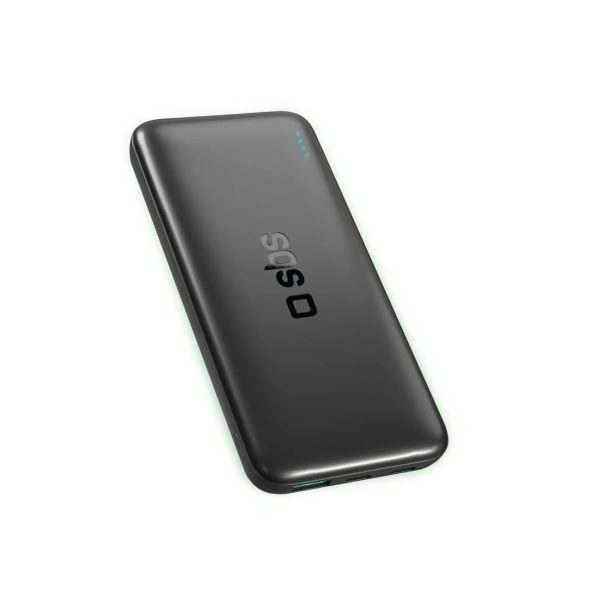 Powerbank 10000mAh 10W USB-A USB-C Infinity LiFePo4 - melns