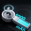1031752-11-mini-wentylator-wiatrak-reczny-usb-c-3600mah-jisulife-hurtownia-dropshipping.jpg Mini ventilators, rokas, USB-C, 3600mAh, pelēks