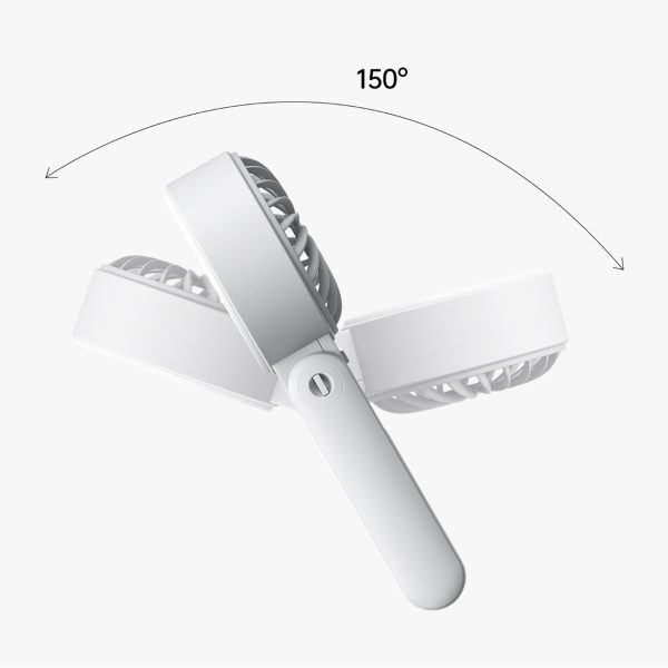 1031752-6-mini-wentylator-wiatrak-reczny-usb-c-3600mah-jisulife-hurtownia-dropshipping.jpg Mini ventilators, rokas, USB-C, 3600mAh, pelēks