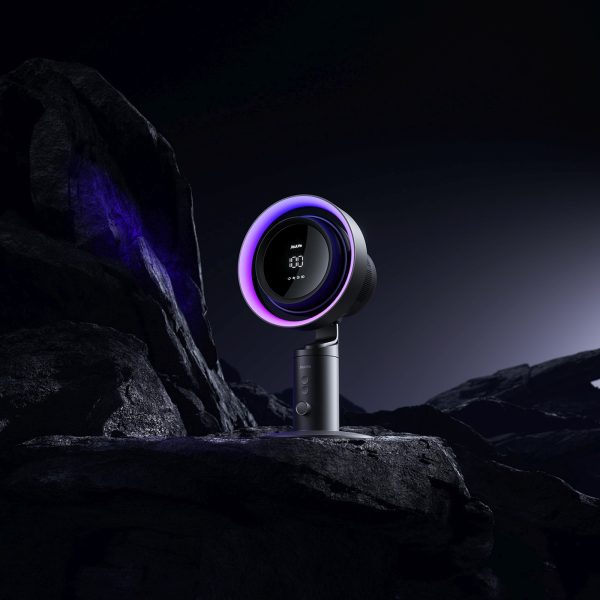 Galda ventilators Pro3 10000mAh turbīnas galda ventilators ar filtru - tumši pelēks