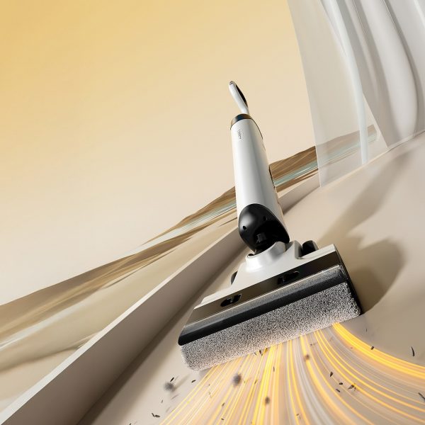 UWANT D700 vertikālais putekļsūcējs ar slaucīšanas funkciju un uzlādes staciju - balts