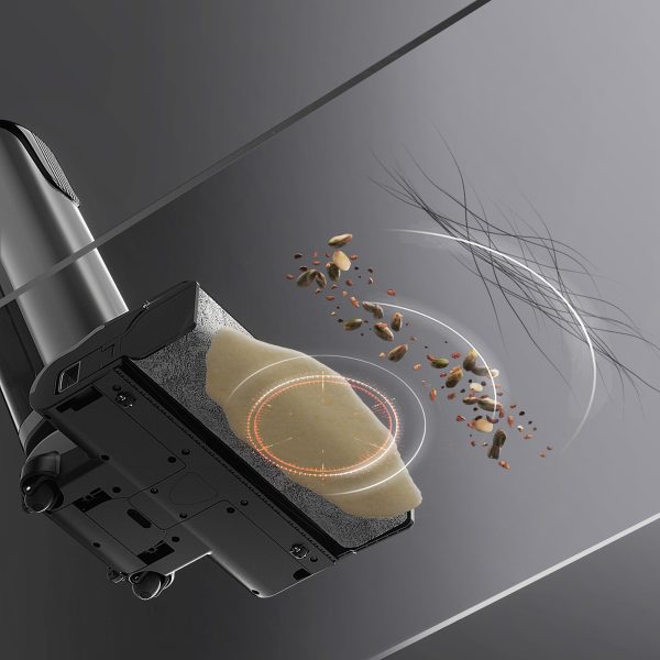 UWANT D700 vertikālais putekļsūcējs ar mopēšanas funkciju un uzlādes staciju - pelēks