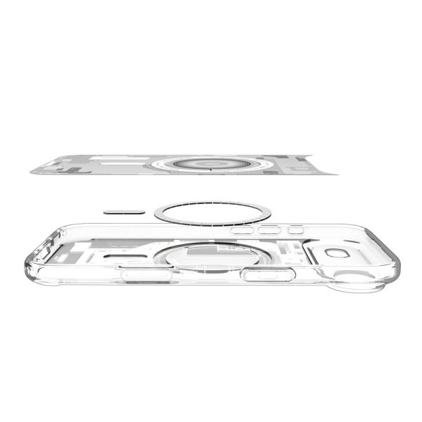 iPhone 17 Air MagSafe Ultra Hybrid Zero One vāciņš — balts