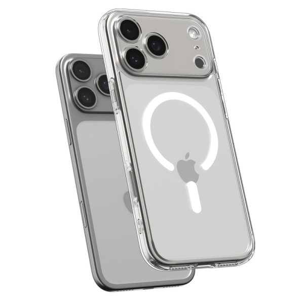 1031797-4-etui-case-na-iphone-17-pro-spigen-hurtownia-dropshipping.jpg iPhone 17 Pro Max MagSafe Ultra Hybrid vāciņš — caurspīdīgs un balts