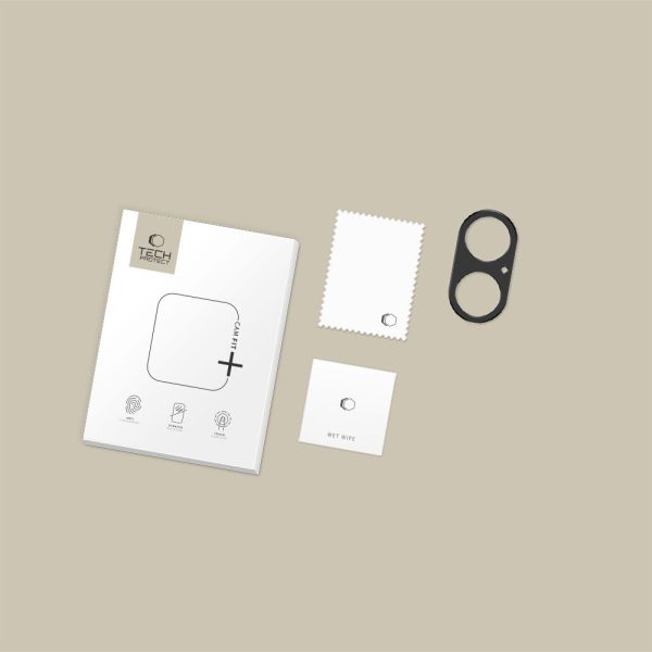 Camalloy Fit+ kameras vāciņš iPhone 17 — melns