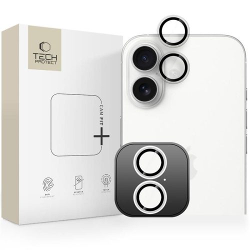 Camalloy Fit+ kameras vāciņš iPhone 17 — caurspīdīgs