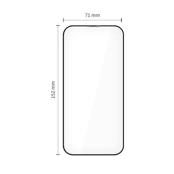 Rūdīts stikls iPhone 17 Air ar Quick Set+ aplikatoru, melns - 2 gab.