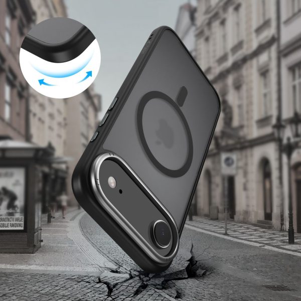 iPhone 17 Air MagSafe MagEdge aizsargvāciņš - matēti melns