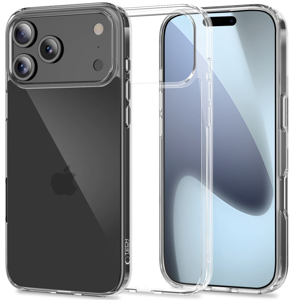 iPhone 17 Pro Max FlexAir hibrīdvāciņš — caurspīdīgs