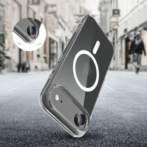 iPhone 17 Air MagSafe FlexAir hibrīdvāciņš — caurspīdīgs