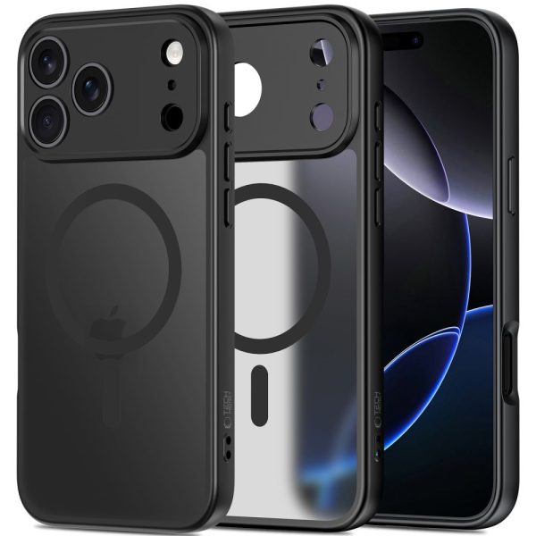 iPhone 17 Pro Max MagSafe BasicMag vāciņš - matēti melns