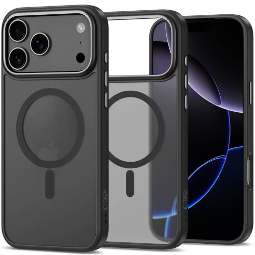 iPhone 17 Pro Max MagSafe CamEdge aizsargvāciņš — caurspīdīgs, matēts