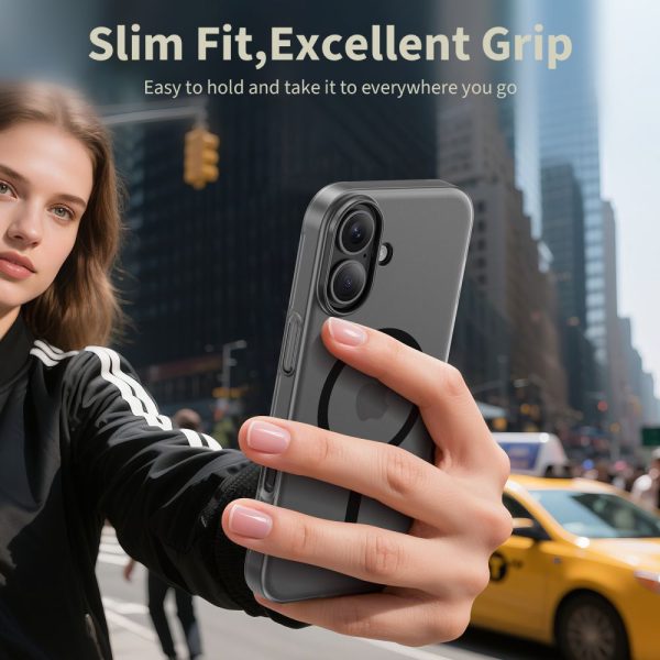 iPhone 17 MagSafe MagSlim aizmugurējais vāciņš - matēti melns