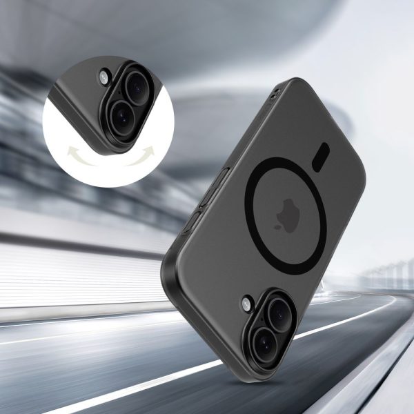 iPhone 17 MagSafe MagSlim aizmugurējais vāciņš - matēti melns