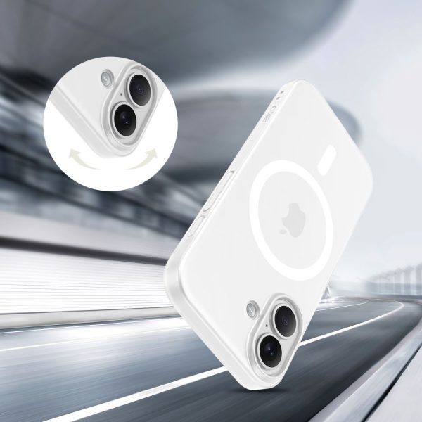 iPhone 17 MagSafe MagSlim aizmugurējais vāciņš - matēti balts