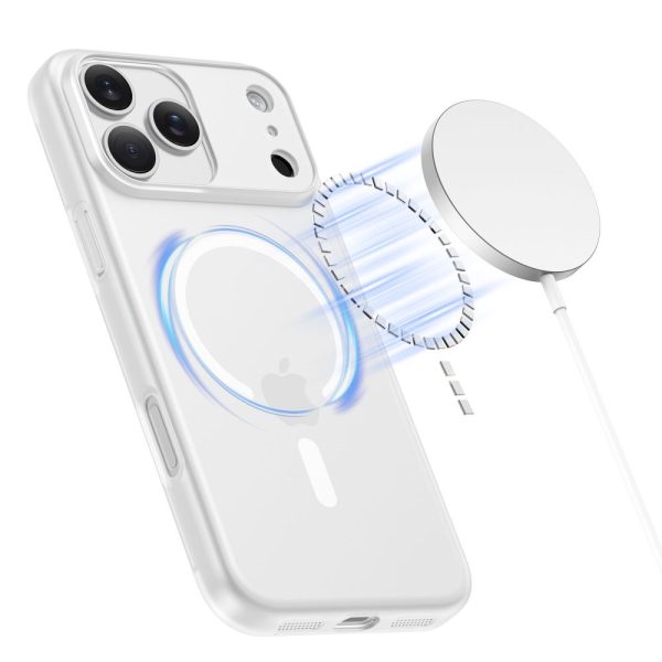 iPhone 17 Pro Max MagSafe MagSlim aizmugurējais vāciņš - matēti balts