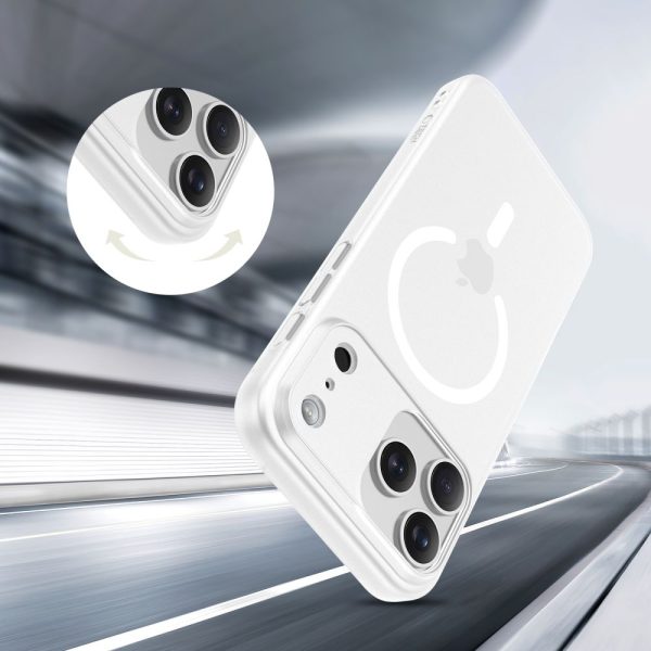 iPhone 17 Pro Max MagSafe MagSlim aizmugurējais vāciņš - matēti balts