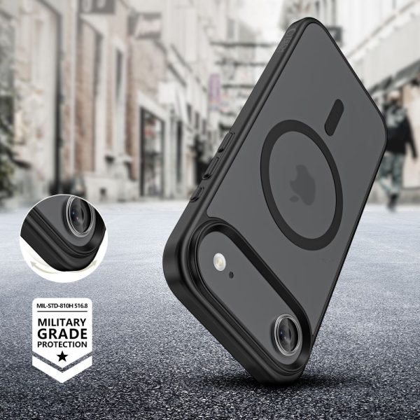 iPhone 17 Air MagSafe MagMat aizmugurējais vāciņš - matēti melns