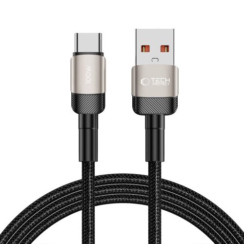 Kabelis USB-C - USB-A UltraBoost Evo 100W 5A 2m - titāns