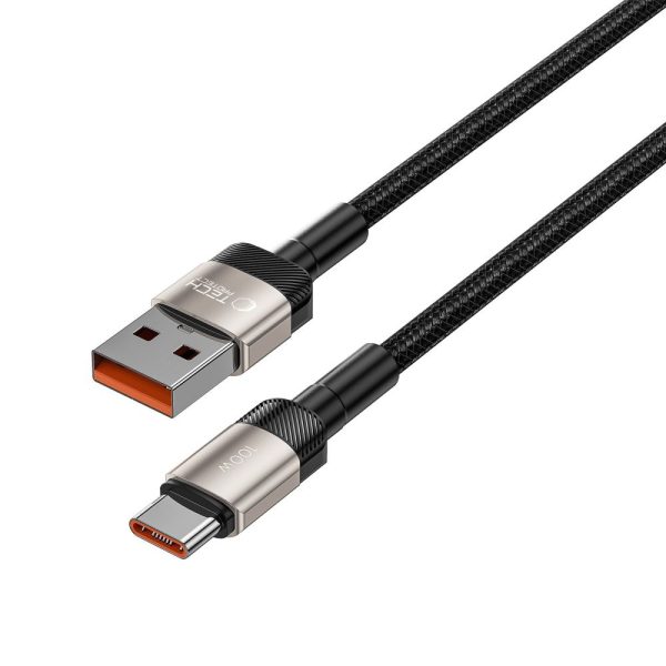 Kabelis USB-C - USB-A UltraBoost Evo 100W 5A 2m - titāns
