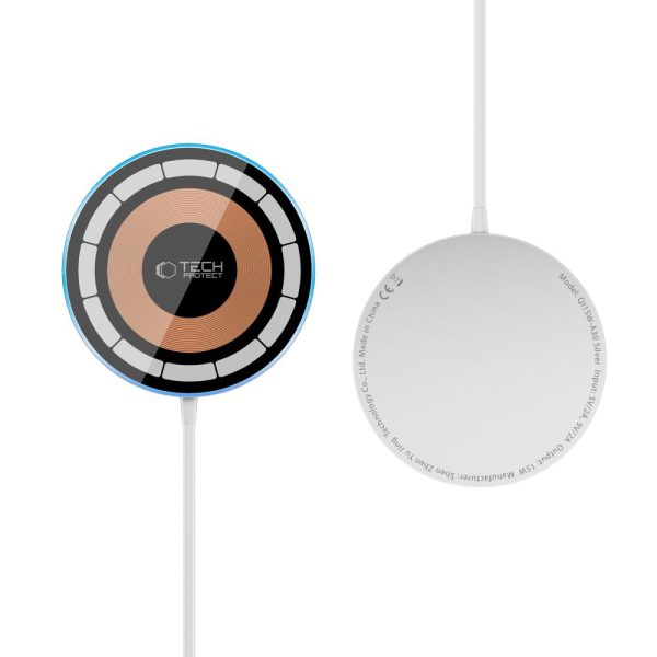 1031915-3-ladowarka-indukcyjna-z-kablem-usb-c-magsafe-tech-protect-hurtownia-dropshipping.jpg MagSafe bezvadu lādētājs ar USB-C kabeli - sudrabs