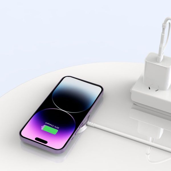 MagSafe 15W magnētiskais bezvadu viedtālruņa lādētājs - zils