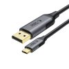 Kabelis USB-C - DisplayPort UltraBoost 1.4 8K 60Hz 180cm - melns