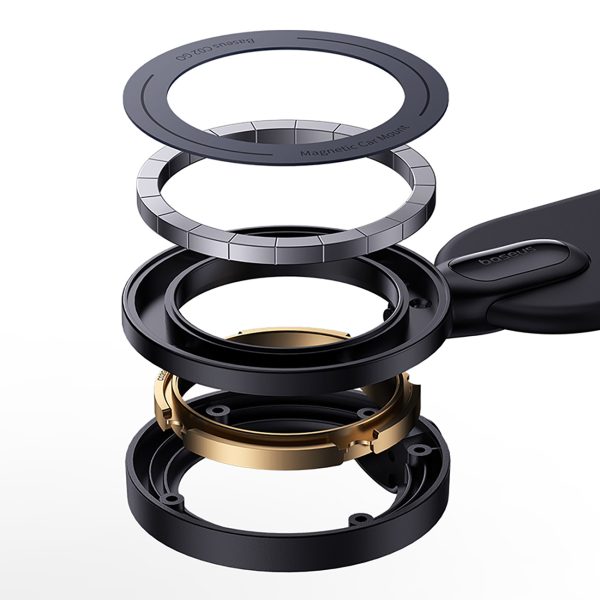 MagSafe automašīnas paneļa viedtālruņa turētājs - melns