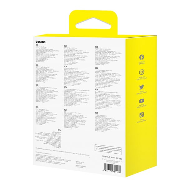 Cube Pro 30W USB-C USB-A sienas lādētājs - melns