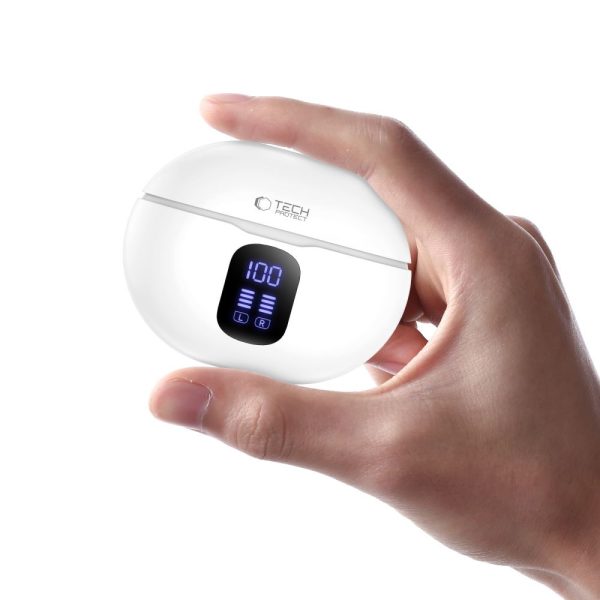 UltraBoost TWS Pro G2 bezvadu austiņas - baltas