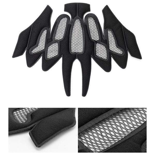 Bērnu velosipēda ķivere ar noņemamu zodu, M izmērs 54-57 cm - zila