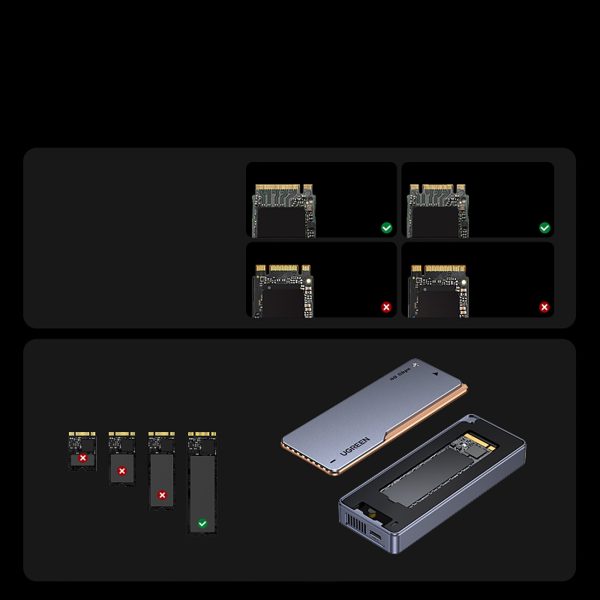 1032003-4-obudowa-na-dysk-m-2-nvme-ssd-ugreen-hurtownia-dropshipping.jpg M.2 NVMe SSD korpuss ar aktīvu dzesēšanu USB4 40Gb/s - pelēks