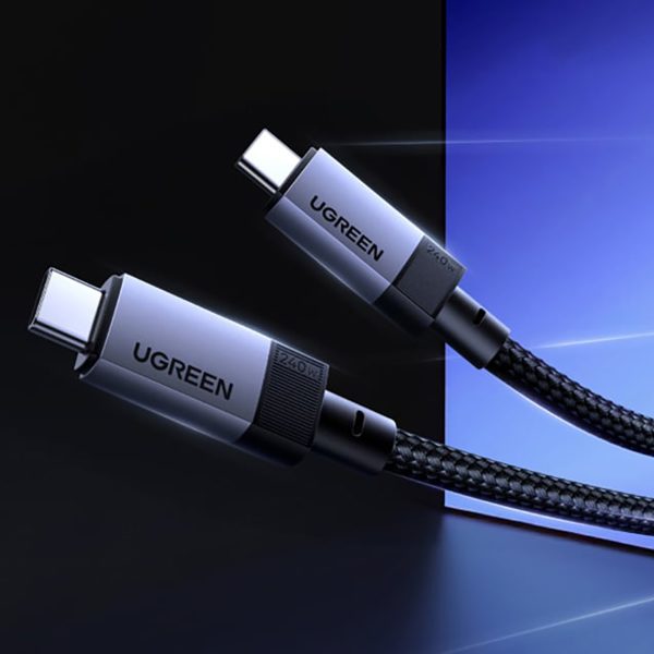 1032012-2-kabel-usb-c-usb4-40gbps-240w-8k-ugreen-hurtownia-dropshipping.jpg USB-C USB4 kabelis 40Gbps 240W 8K 60Hz 1m - melns