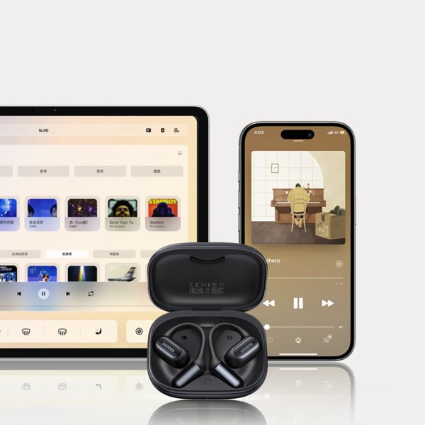 1032018-9-sluchawki-bezprzewodowe-sportowe-fitbuds-ows-ipx5-ugreen-hurtownia-dropshipping.jpg FitBuds OWS IPX5 bezvadu sporta austiņas - melnas