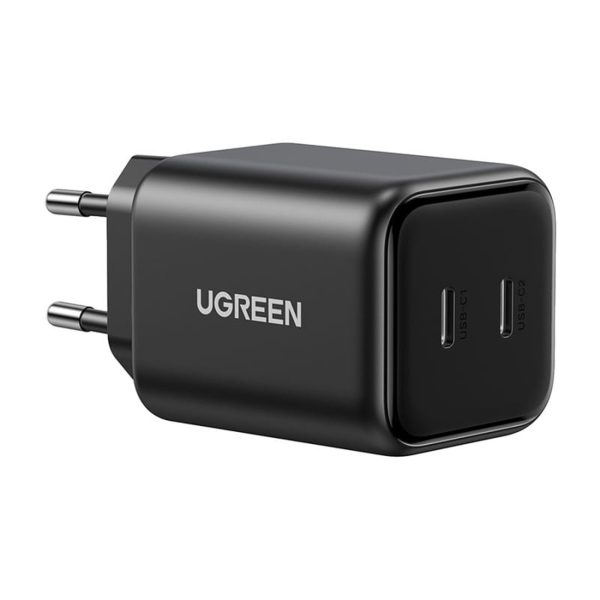 USB-C GaN 45W sienas lādētājs - melns