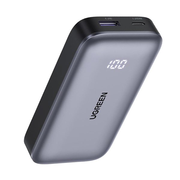 Powerbank 20000mAh USB-A USB-C Nexode 30W - pelēks