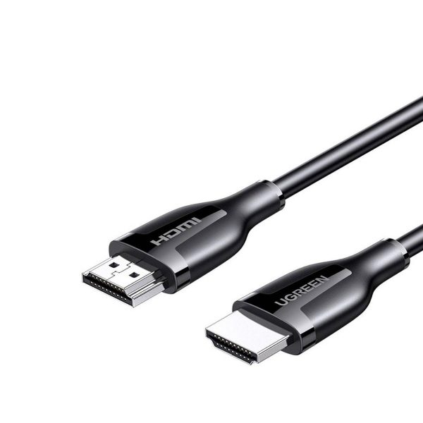 HDMI kabelis televizoriem, monitoriem, projektoriem, konsolēm 4K 1,5 m - melns