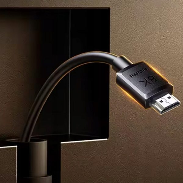 HDMI kabelis televizoriem, monitoriem, projektoriem, konsolēm 4K 1,5 m - melns