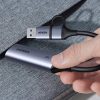 USB-A/C - HDMI 4K straumēšanas uztveršanas karte - pelēka