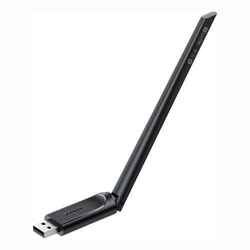 WiFi 6 bezvadu adapteris ar Bluetooth 5.4 - melns