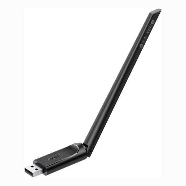 WiFi 6 bezvadu adapteris ar Bluetooth 5.4 - melns