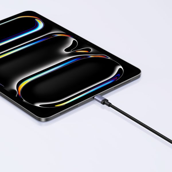 USB-C PD kabelis ātrai uzlādei 100W 0.5m - melns