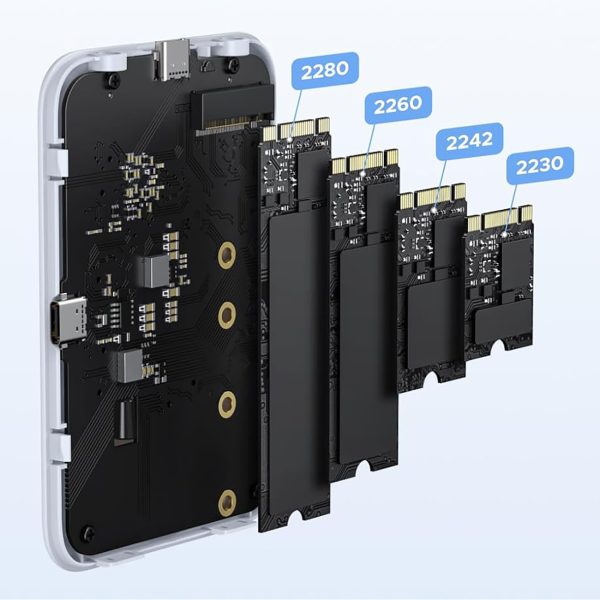 1032038-9-obudowa-magnetyczna-na-dysk-m-2-nvme-ugreen-hurtownia-dropshipping.jpg Magnētisks M.2 NVMe SSD korpuss - balts