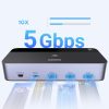 1032040-3-przelacznik-2-komputery-2-monitory-kvm-ugreen-hurtownia-dropshipping.jpg 2 datoru un 2 monitoru KVM slēdzis DisplayPort USB-A USB-C 8K 60Hz - pelēks