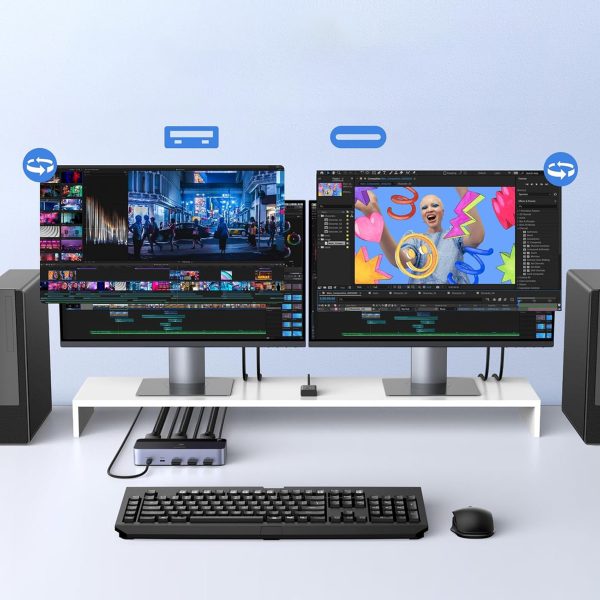 1032040-6-przelacznik-2-komputery-2-monitory-kvm-ugreen-hurtownia-dropshipping.jpg 2 datoru un 2 monitoru KVM slēdzis DisplayPort USB-A USB-C 8K 60Hz - pelēks
